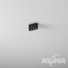 Rafter_points oprawa natynkowa wielopunktowa 5W led 3000K 37° 230V czarna struktura + czarna optyka